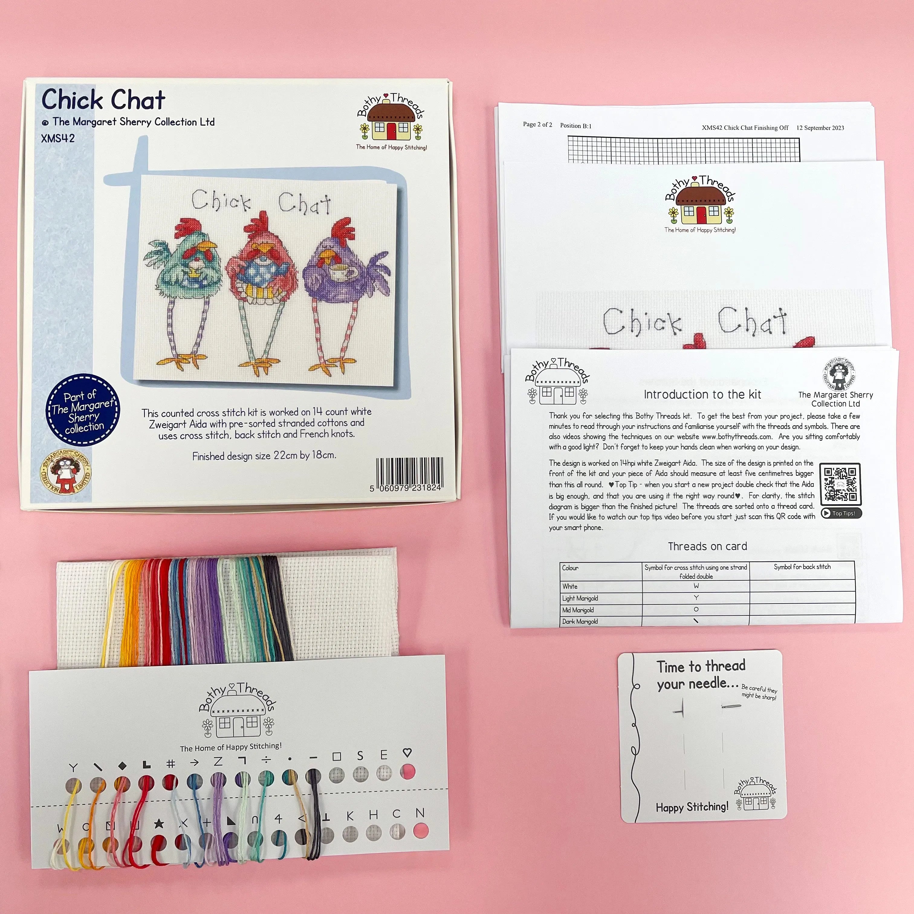 Chick Chat XMS42 Counted Cross Stitch Kit