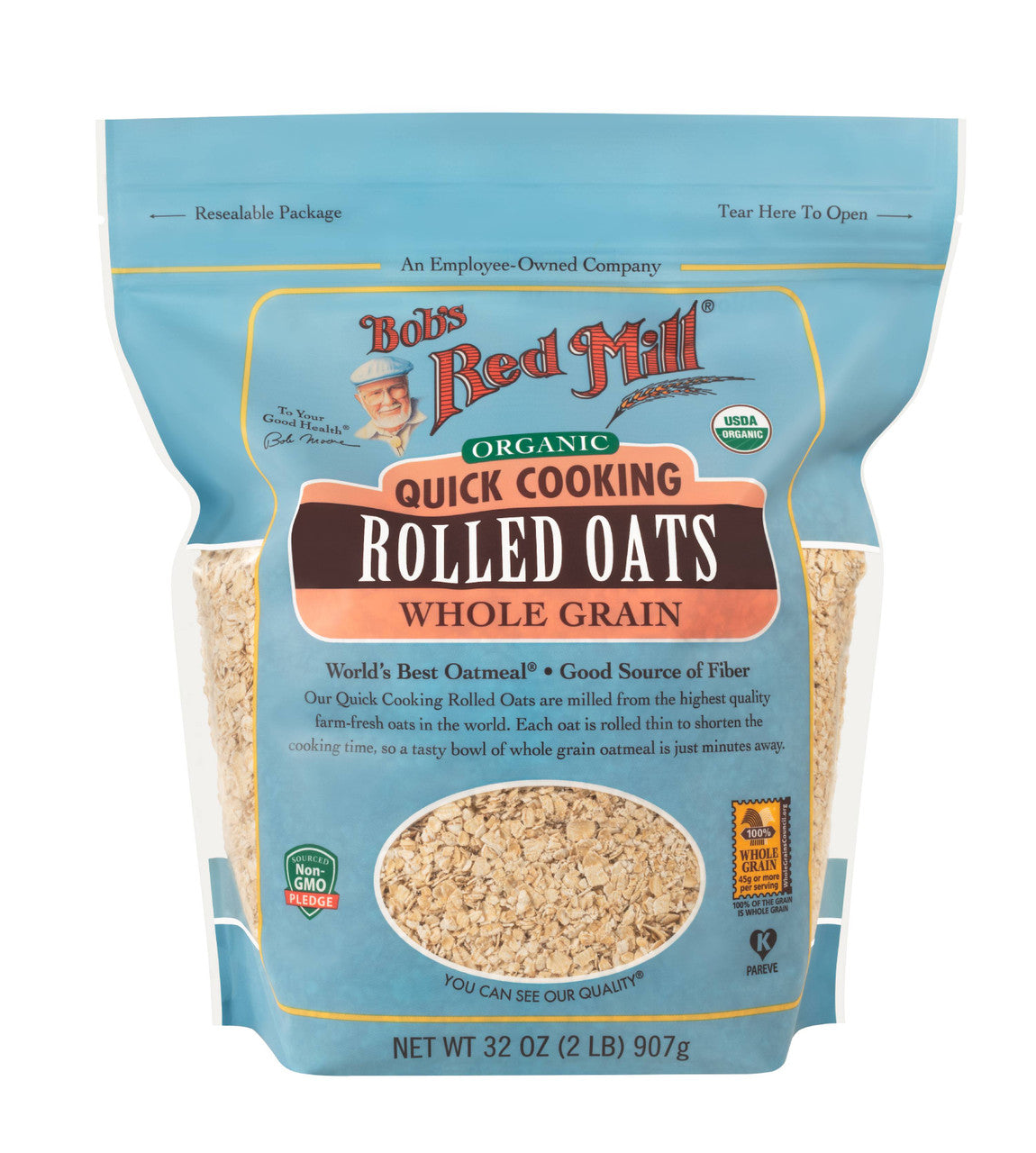 OG2 BOBS QKCOOK RLD OATS ( 4 X 32 OZ   )