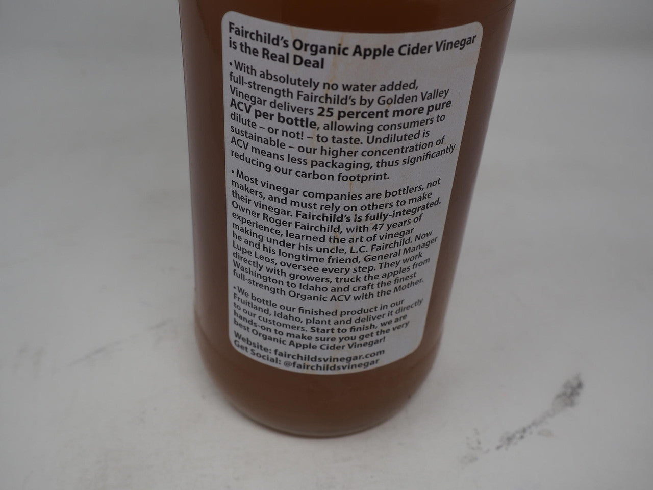 OG1 FRCHLD APL CDR VNGR ( 12 X 32 OZ   )